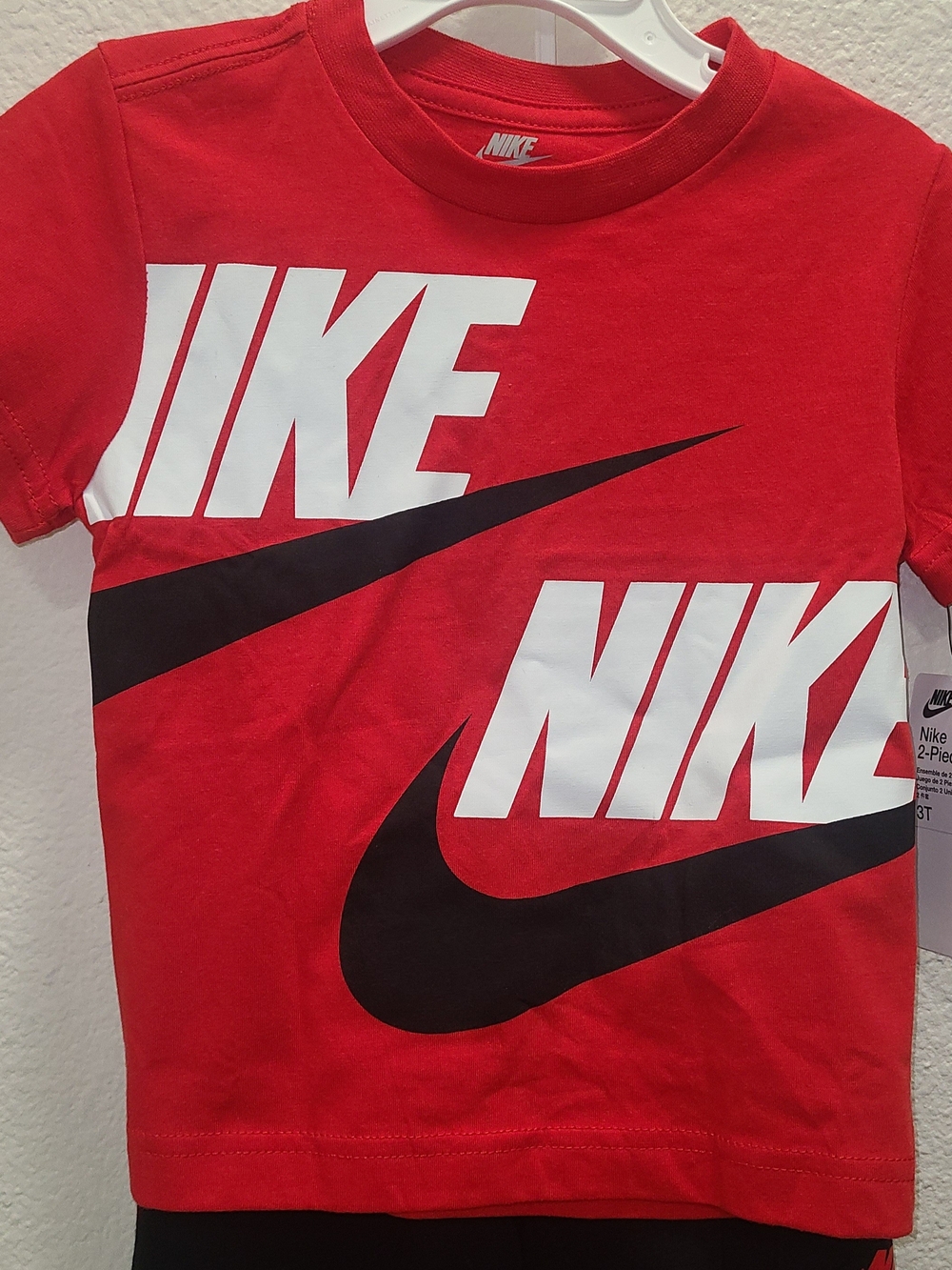 Nike Red and Black Kids Matching Set - Picture 5 of 5